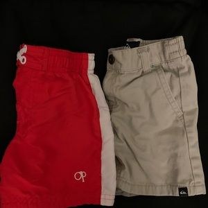 OP Swimming Trunks/ Tan Shorts